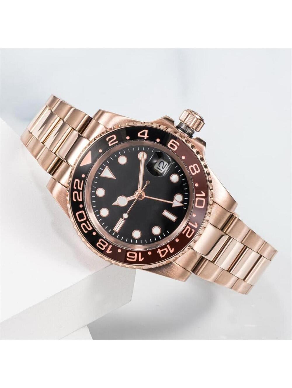 Mechanical Watch with Stainless Steel Bracelet and Sapphire Crystal stock  325